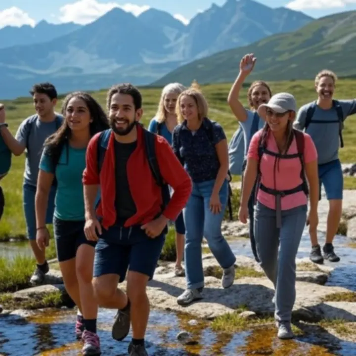 Panoramiczny widok na malowniczy polski krajobraz